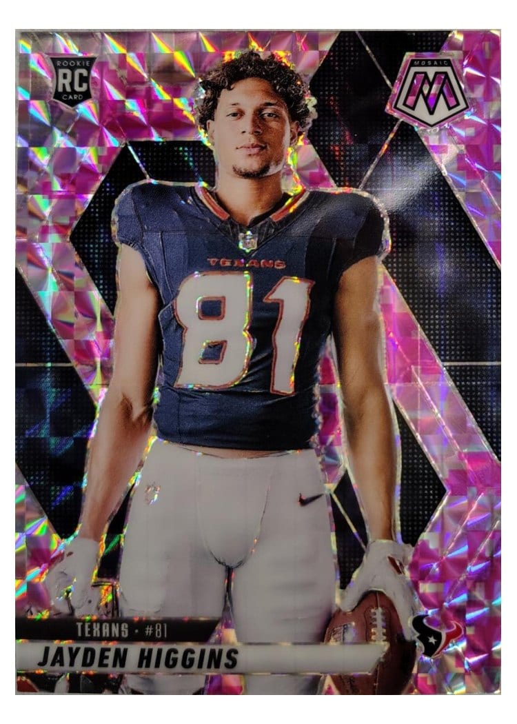 2025 Panini Mosaic Base Set Jayden Higgins #286 card