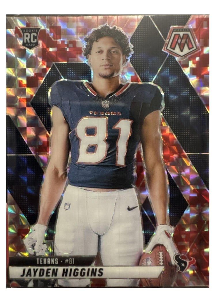 2025 Panini Mosaic Base Set Jayden Higgins #286 card