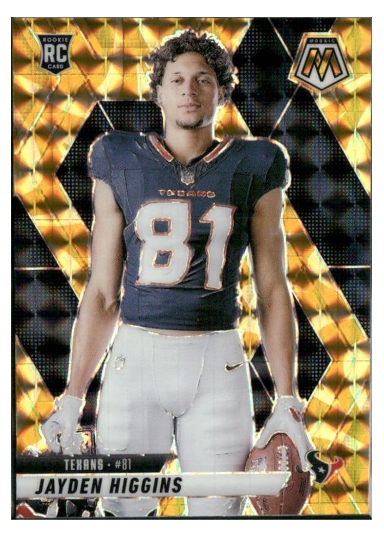 2025 Panini Mosaic Base Set Jayden Higgins #286 card