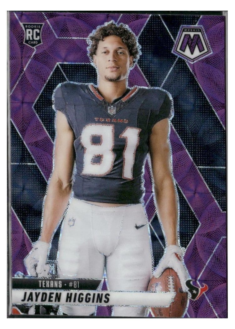 2025 Panini Mosaic Base Set Jayden Higgins #286 card