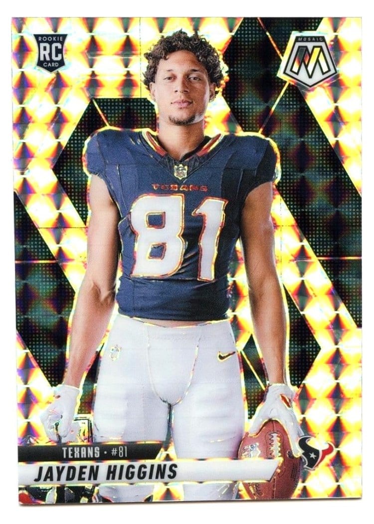 2025 Panini Mosaic Base Set Jayden Higgins #286 card