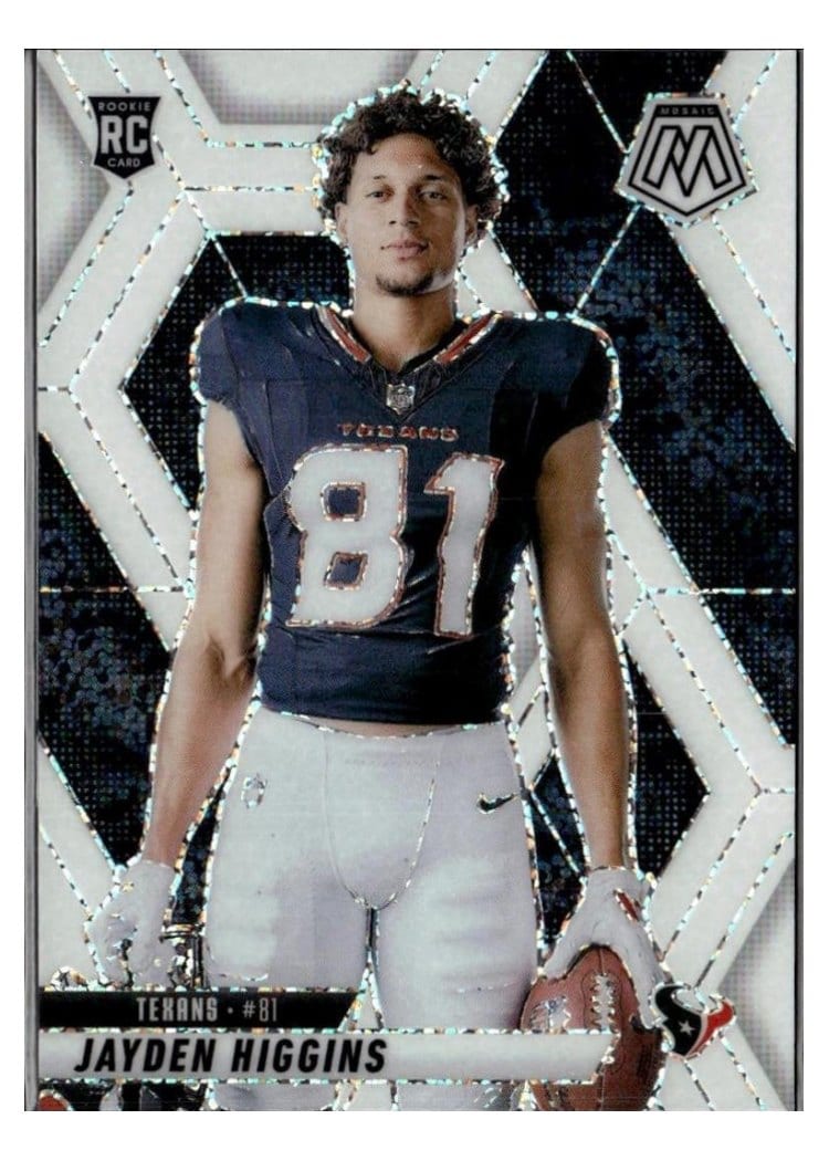 2025 Panini Mosaic Base Set Jayden Higgins #286 card