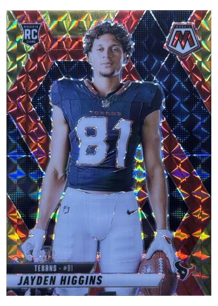 2025 Panini Mosaic Base Set Jayden Higgins #286 card