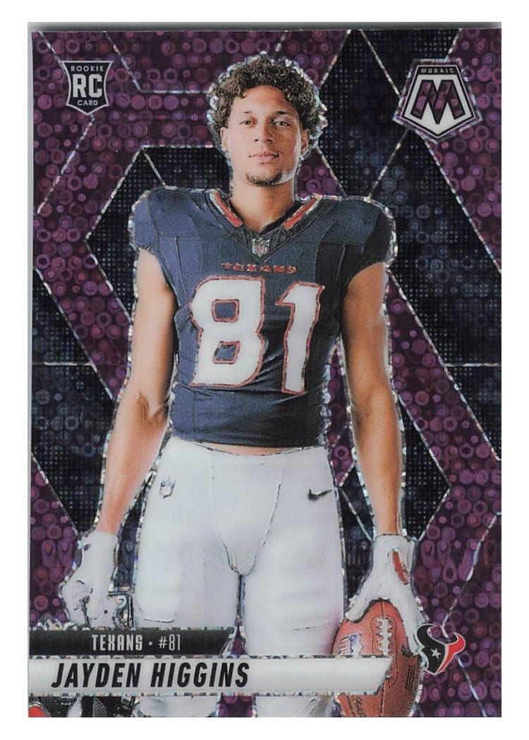 2025 Panini Mosaic Base Set Jayden Higgins #286 card