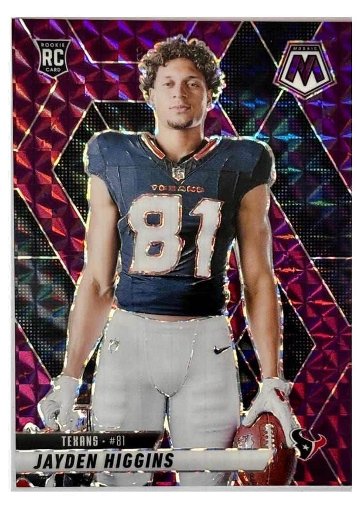 2025 Panini Mosaic Base Set Jayden Higgins #286 card