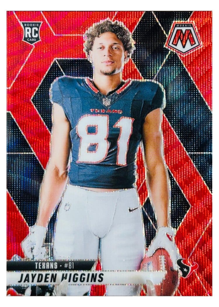 2025 Panini Mosaic Base Set Jayden Higgins #286 card