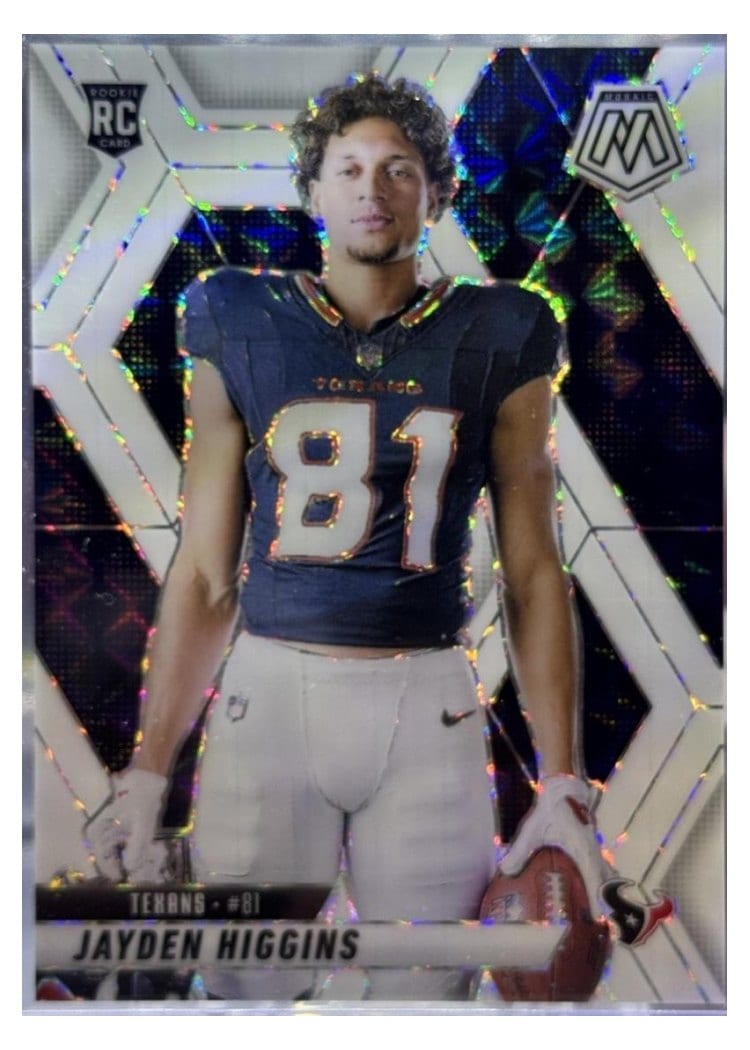 2025 Panini Mosaic Base Set Jayden Higgins #286 card