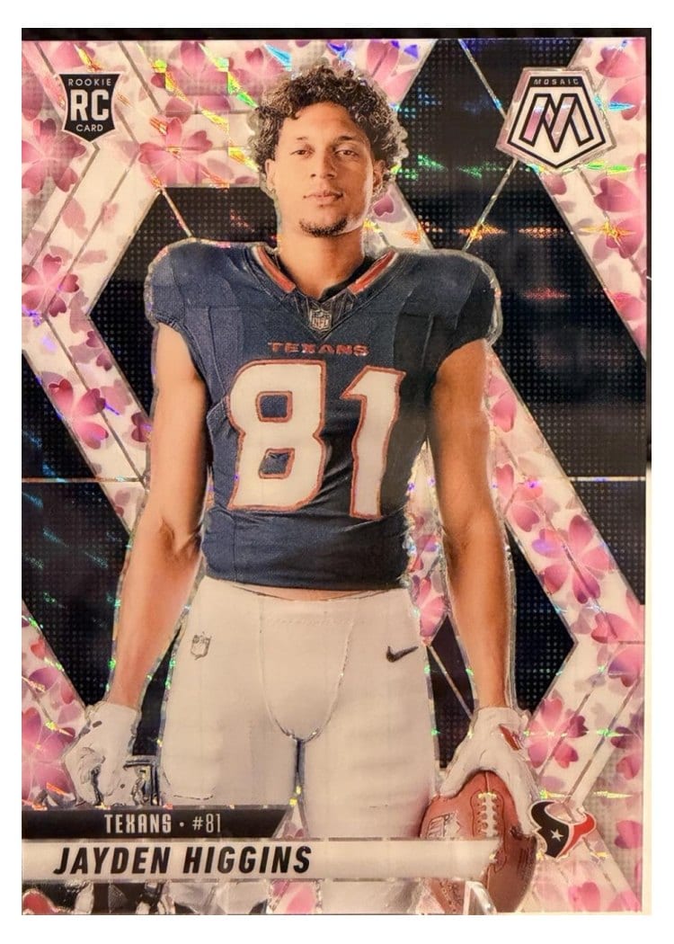 2025 Panini Mosaic Base Set Jayden Higgins #286 card