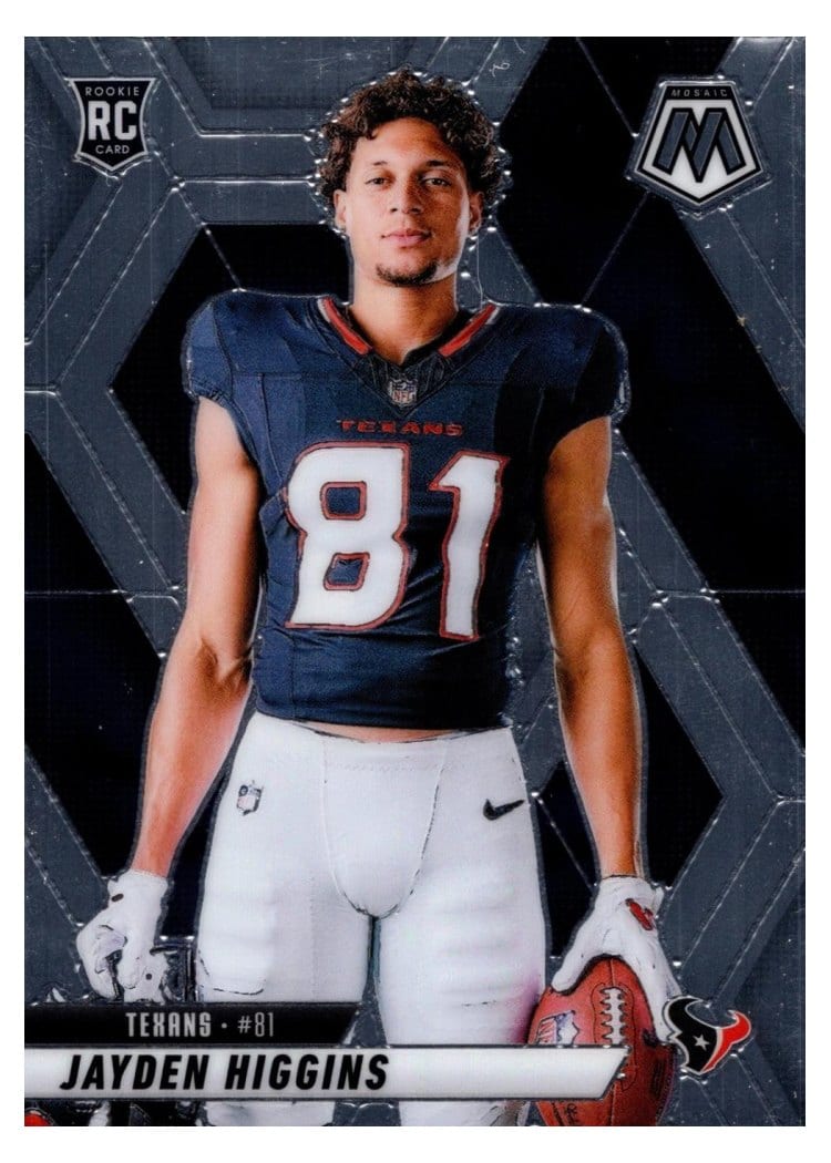 2025 Panini Mosaic Base Set Jayden Higgins #286 card