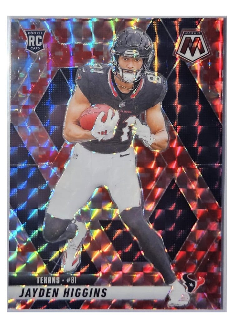 2025 Panini Mosaic Base Set Jayden Higgins #346 card