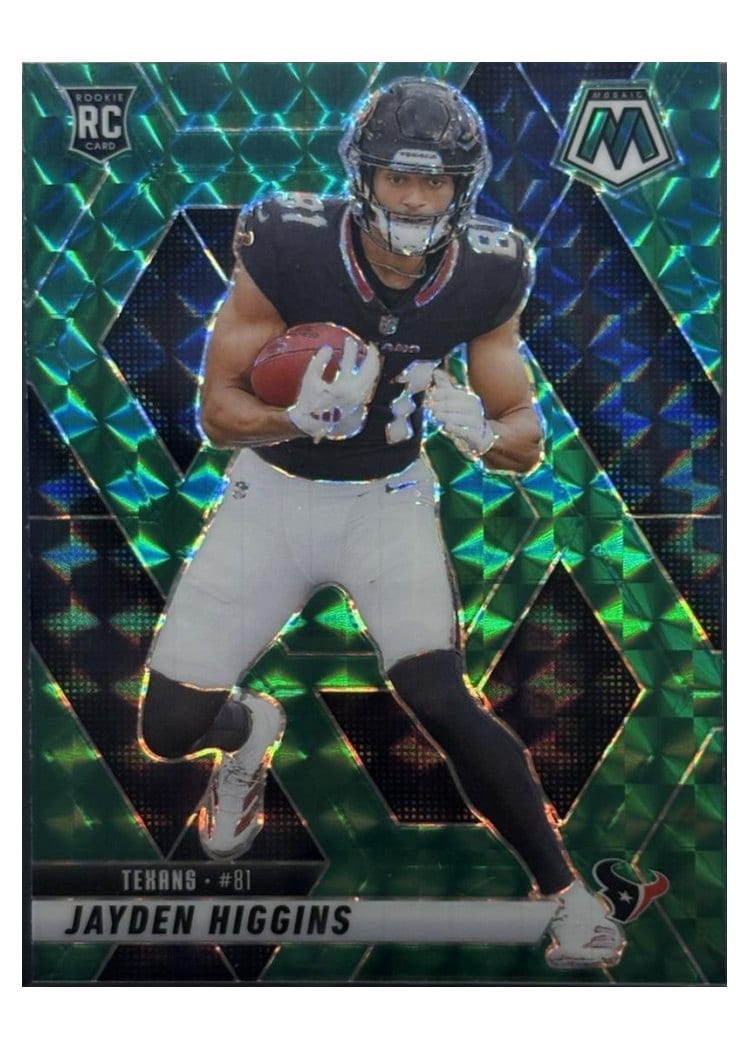 2025 Panini Mosaic Base Set Jayden Higgins #346 card