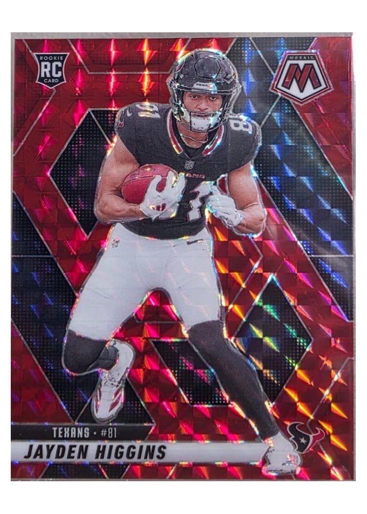 2025 Panini Mosaic Base Set Jayden Higgins #346 card