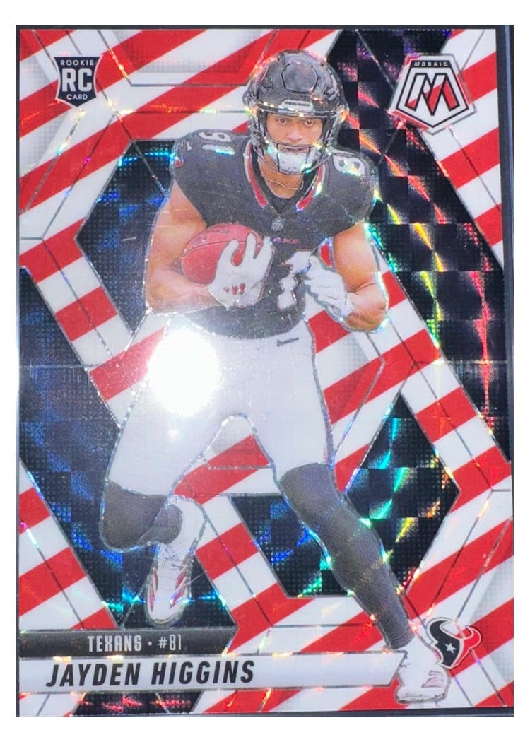 2025 Panini Mosaic Base Set Jayden Higgins #346 card