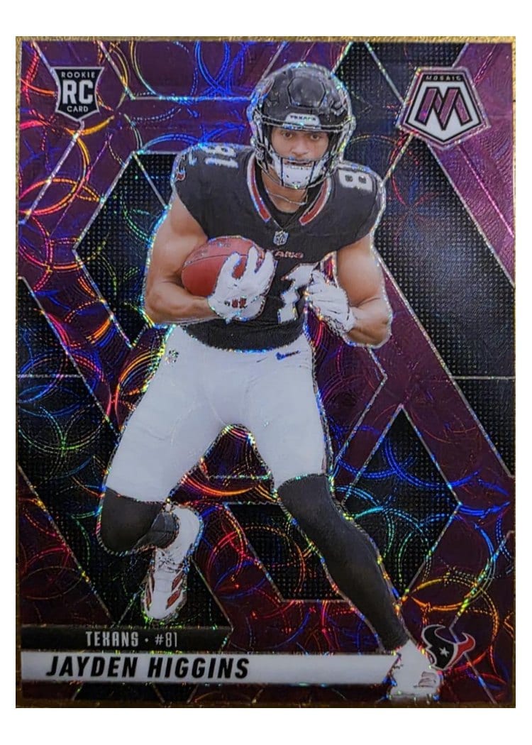 2025 Panini Mosaic Base Set Jayden Higgins #346 card