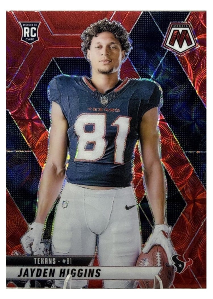 2025 Panini Mosaic Base Set Jayden Higgins #346 card
