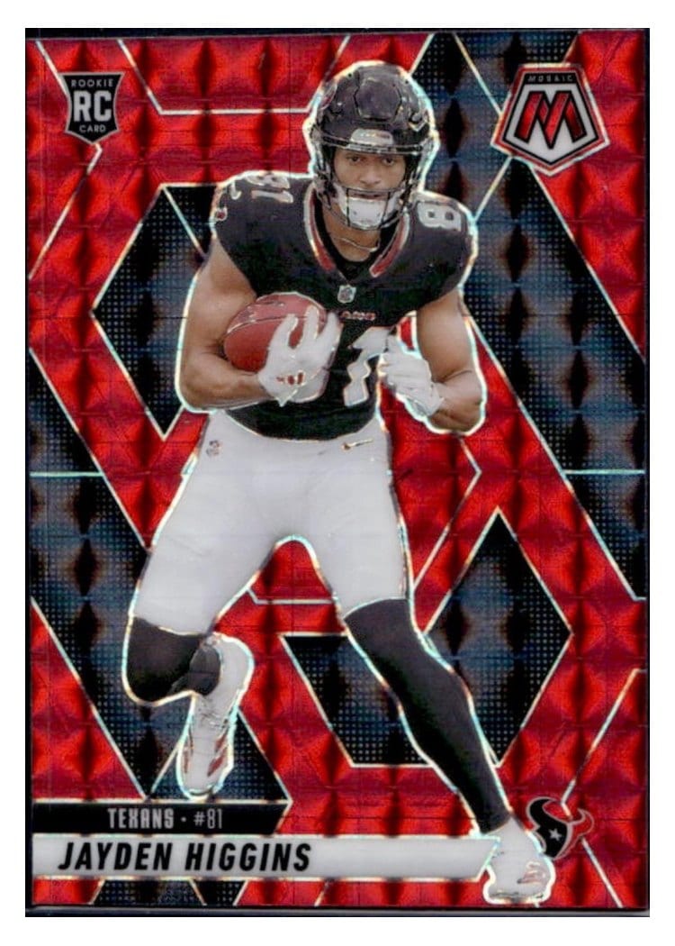 2025 Panini Mosaic Base Set Jayden Higgins #346 card