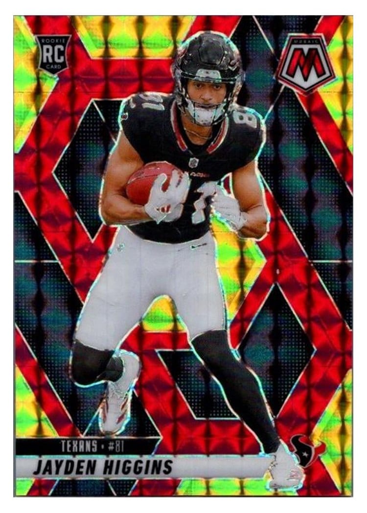 2025 Panini Mosaic Base Set Jayden Higgins #346 card