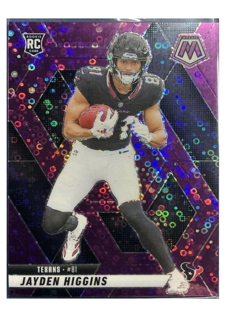 2025 Panini Mosaic Base Set Jayden Higgins #346 card