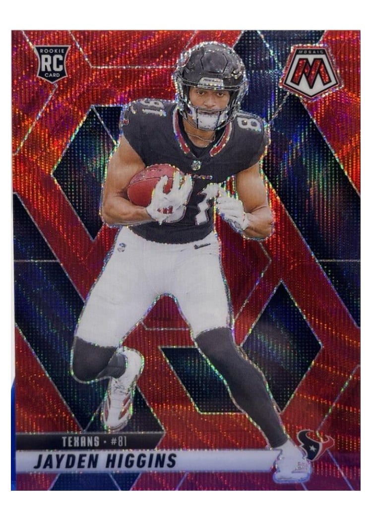 2025 Panini Mosaic Base Set Jayden Higgins #346 card