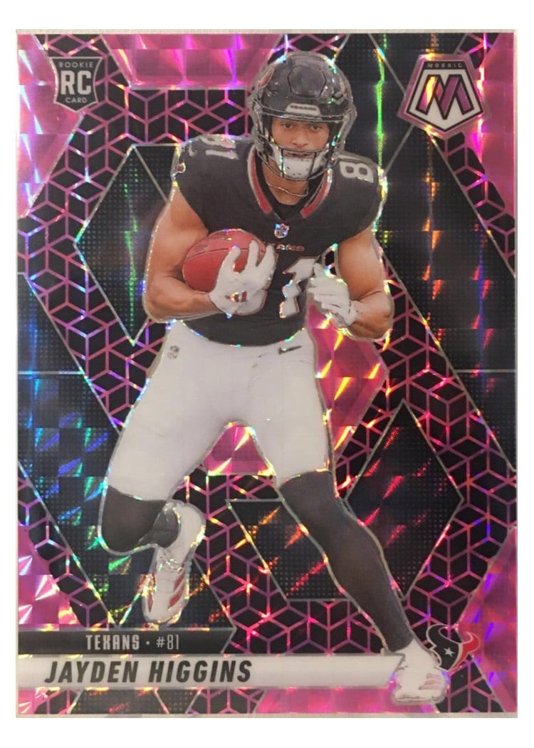 2025 Panini Mosaic Base Set Jayden Higgins #346 card