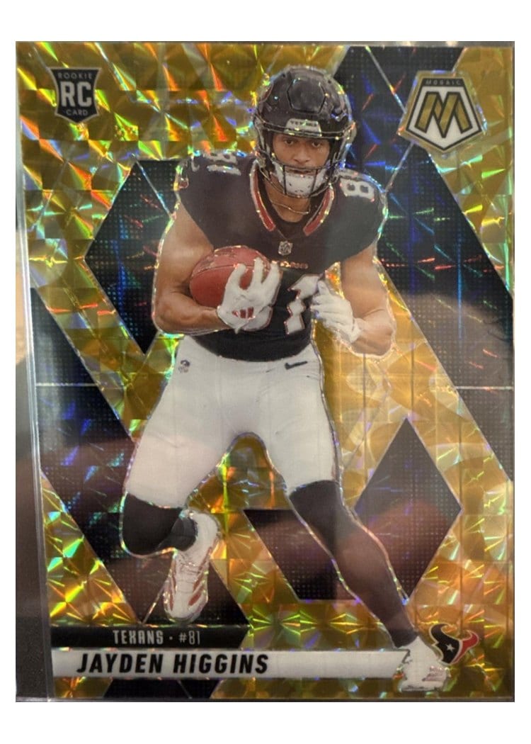 2025 Panini Mosaic Base Set Jayden Higgins #346 card