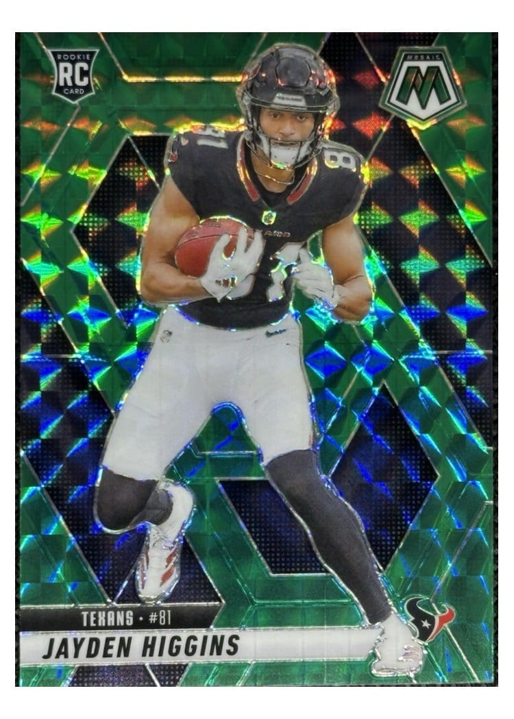 2025 Panini Mosaic Base Set Jayden Higgins #346 card