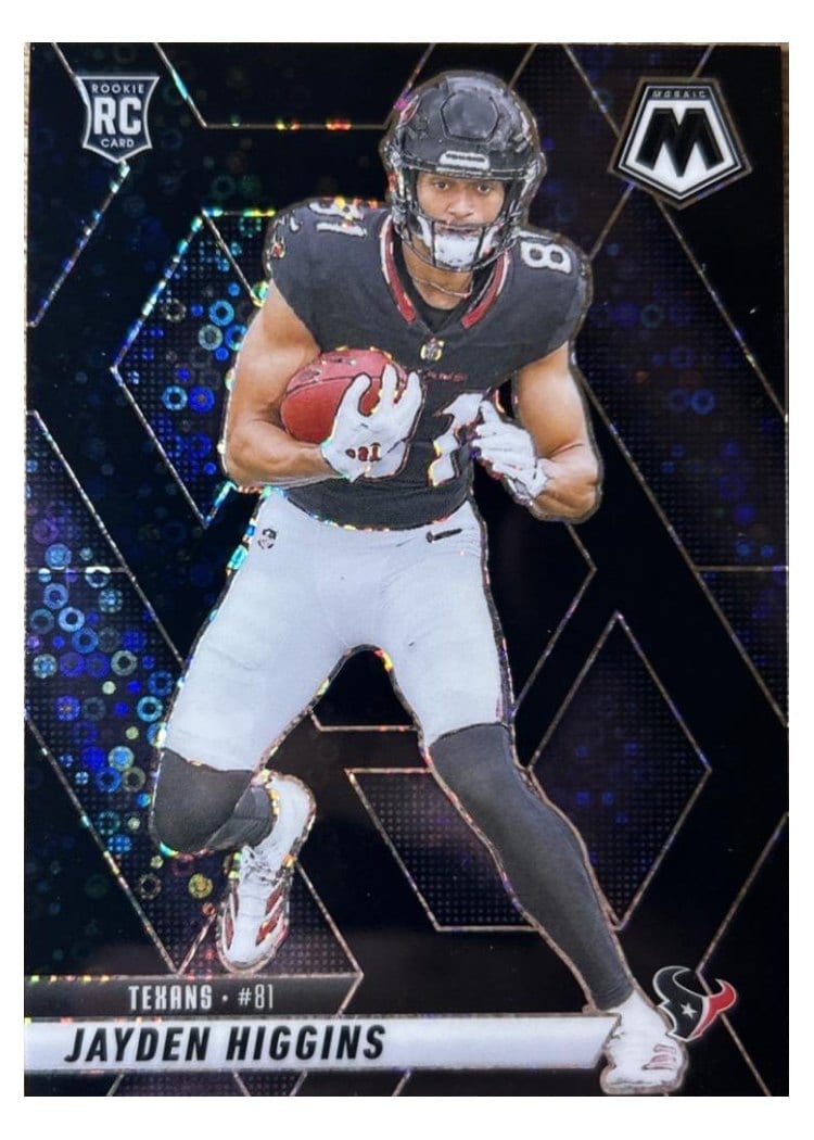2025 Panini Mosaic Base Set Jayden Higgins #346 card