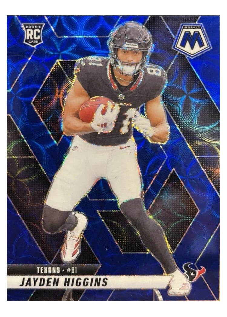 2025 Panini Mosaic Base Set Jayden Higgins #346 card