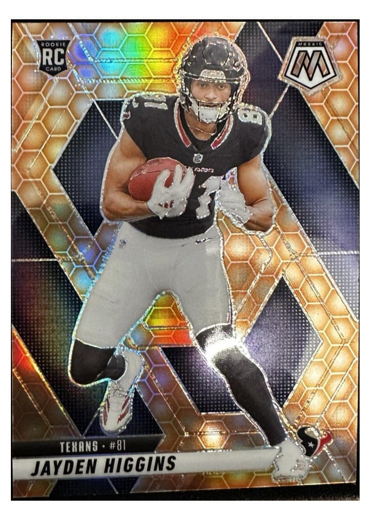 2025 Panini Mosaic Base Set Jayden Higgins #346 card