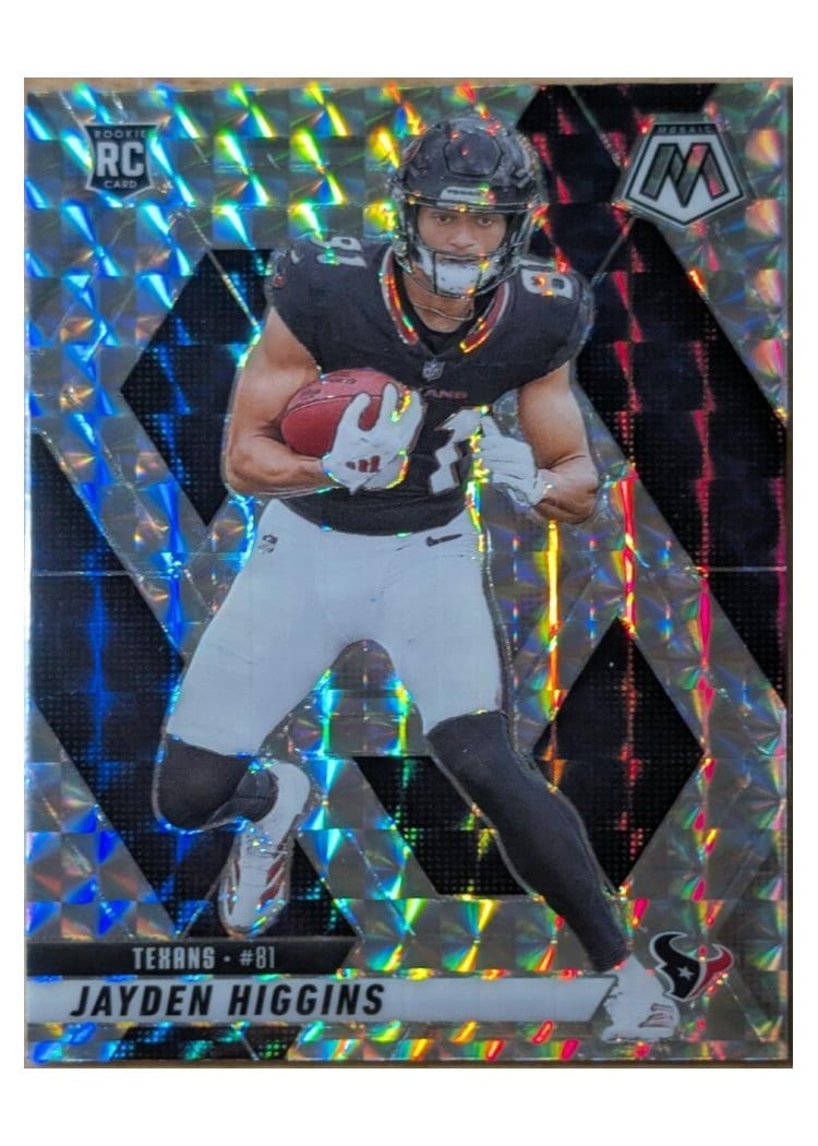 2025 Panini Mosaic Base Set Jayden Higgins #346 card