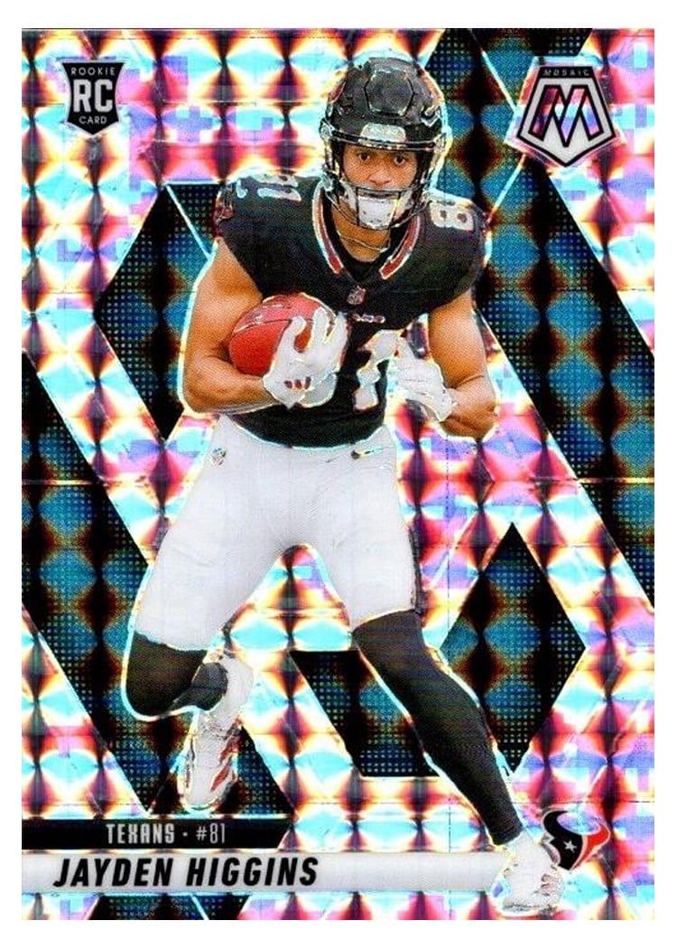 2025 Panini Mosaic Base Set Jayden Higgins #346 card