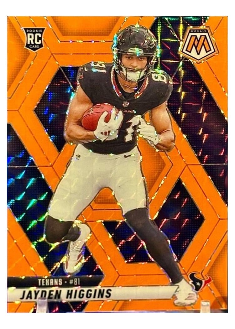 2025 Panini Mosaic Base Set Jayden Higgins #346 card