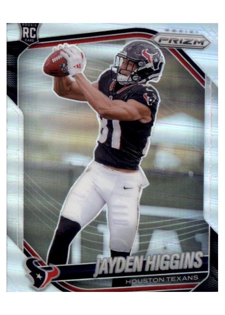 2025 Panini Prizm Base Set Jayden Higgins #376 card