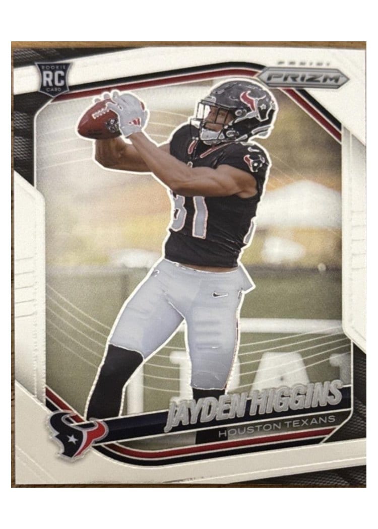 2025 Panini Prizm Base Set Jayden Higgins #376 card