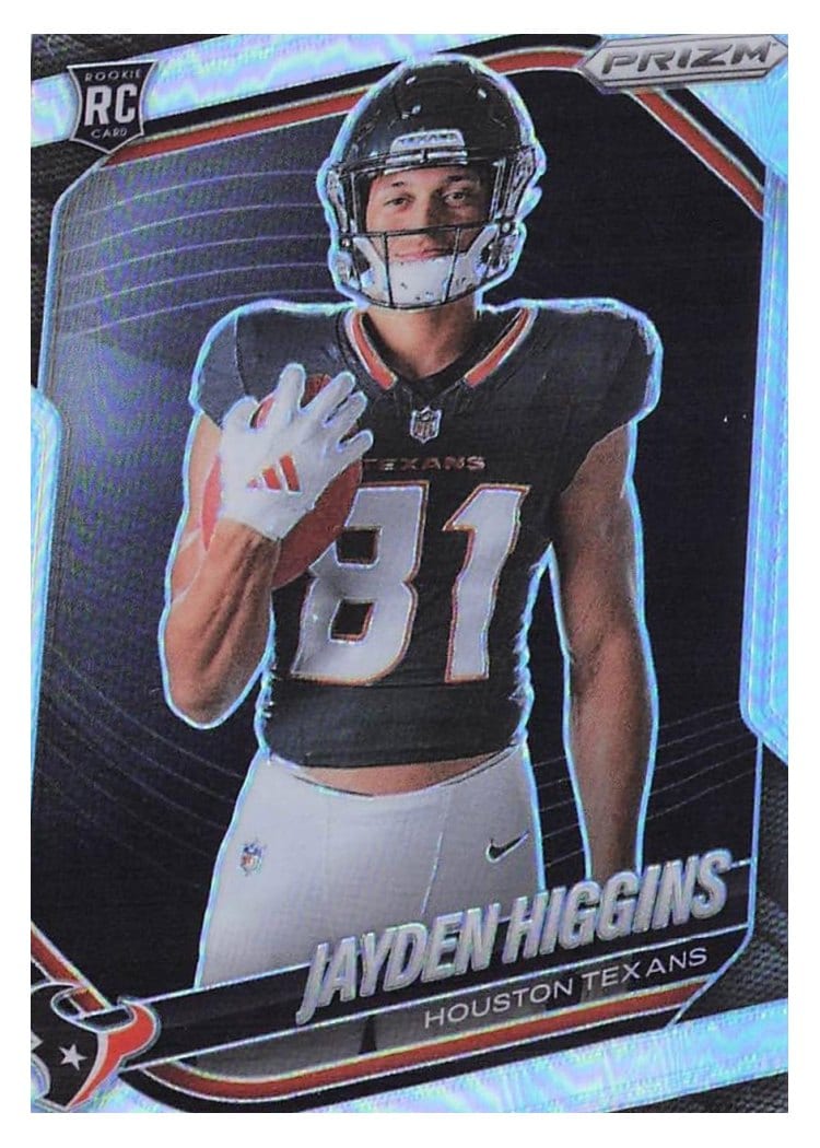 2025 Panini Prizm Base Set Jayden Higgins Rookie Variation Silver #414 card