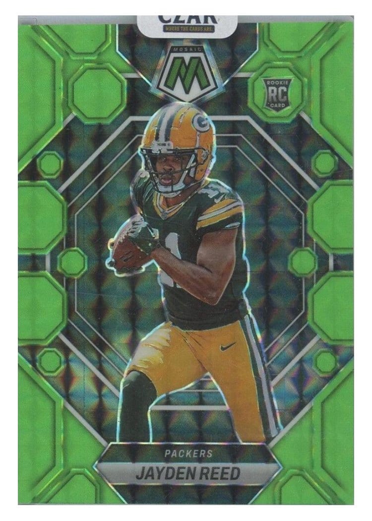 2023 Panini Mosaic Base Set Jayden Reed #333 card