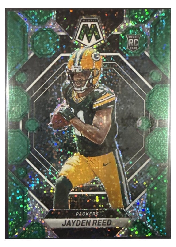 2023 Panini Mosaic Base Set Jayden Reed #333 card