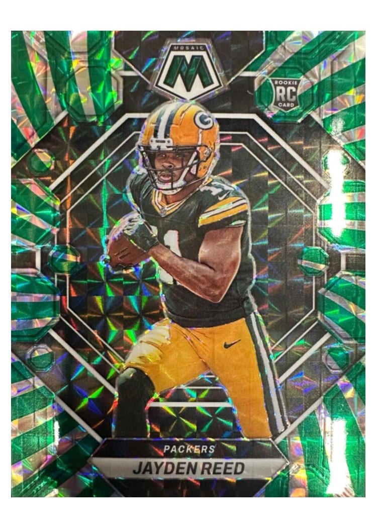 2023 Panini Mosaic Base Set Jayden Reed #333 card