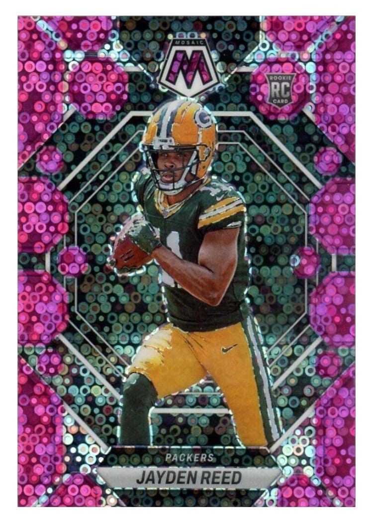 2023 Panini Mosaic Base Set Jayden Reed #333 card
