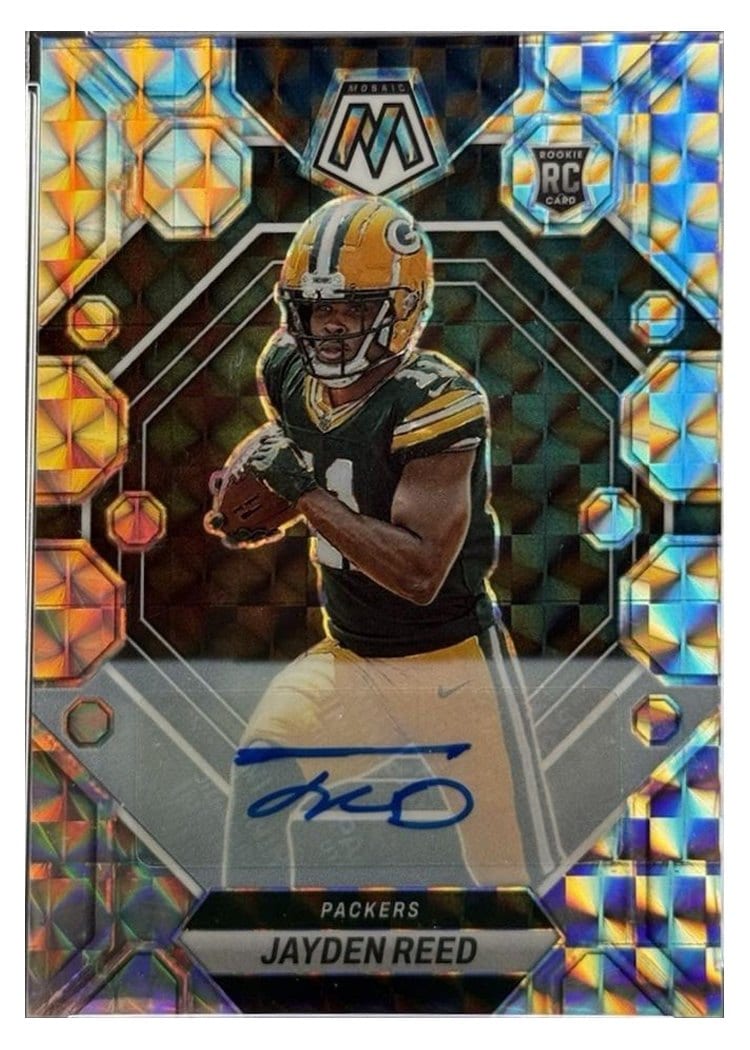 2023 Panini Mosaic Base Set Jayden Reed #333 card