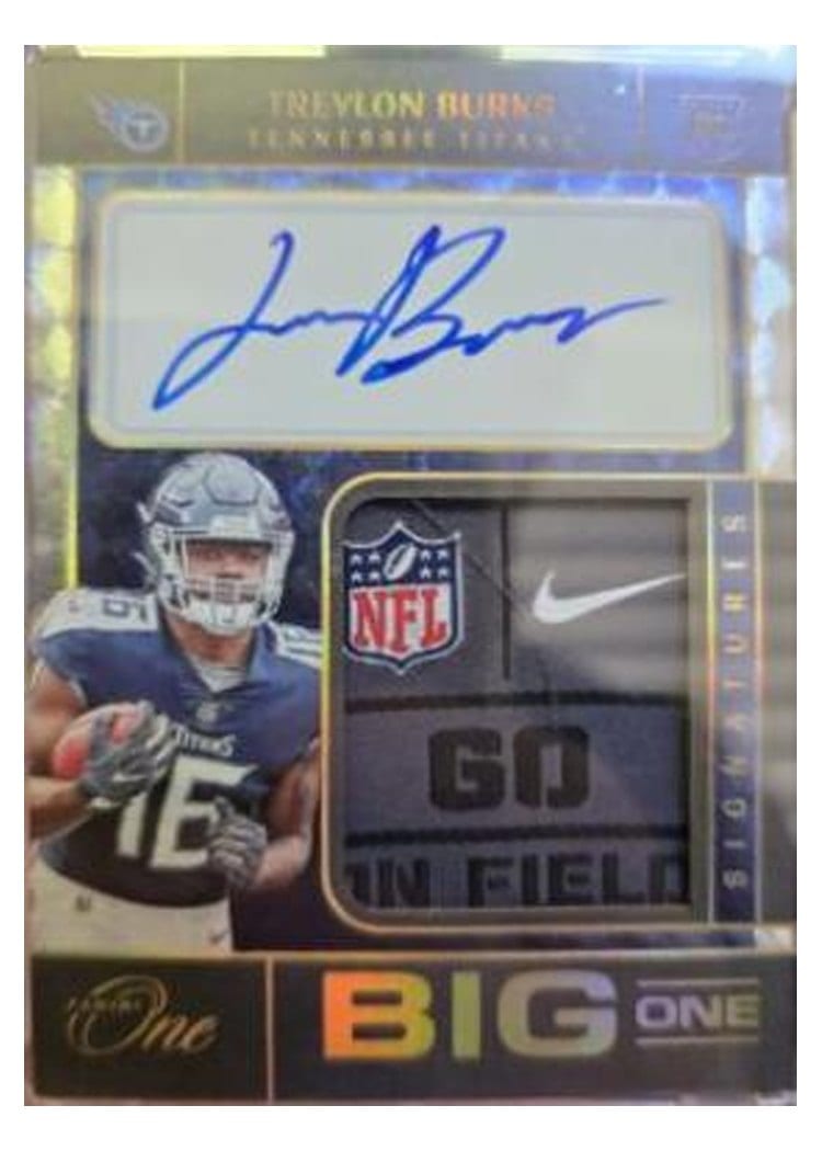 2023 Panini One Big One Signatures Jayden Reed #268 card