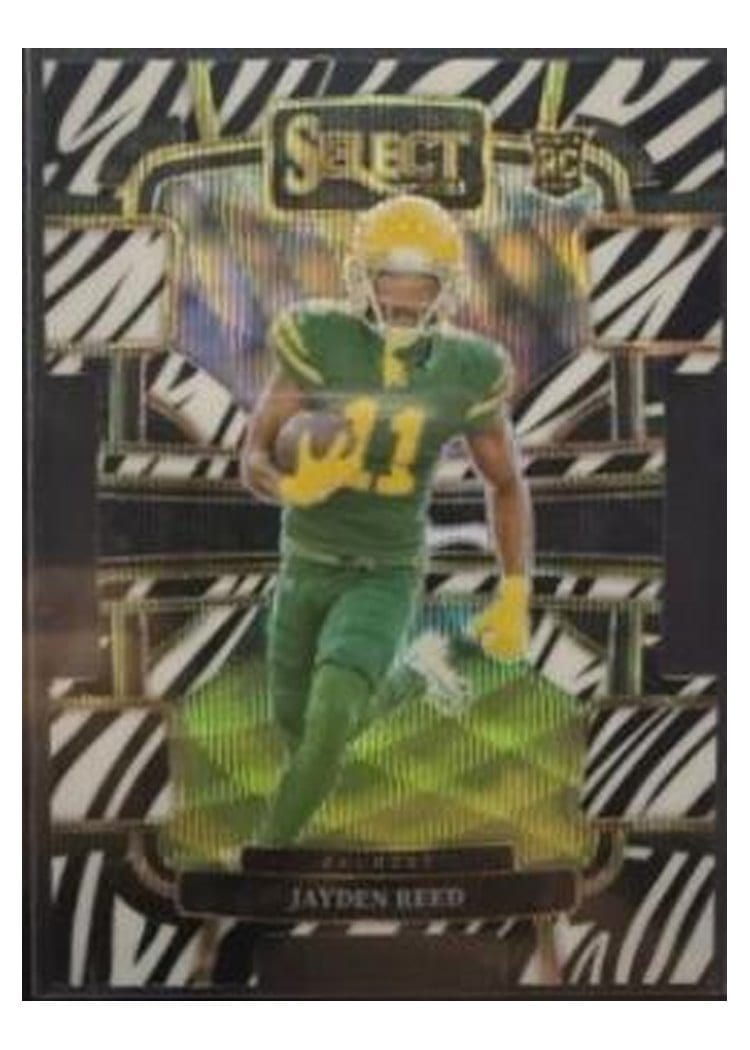 2023 Panini Select Base Set Jayden Reed #38 card