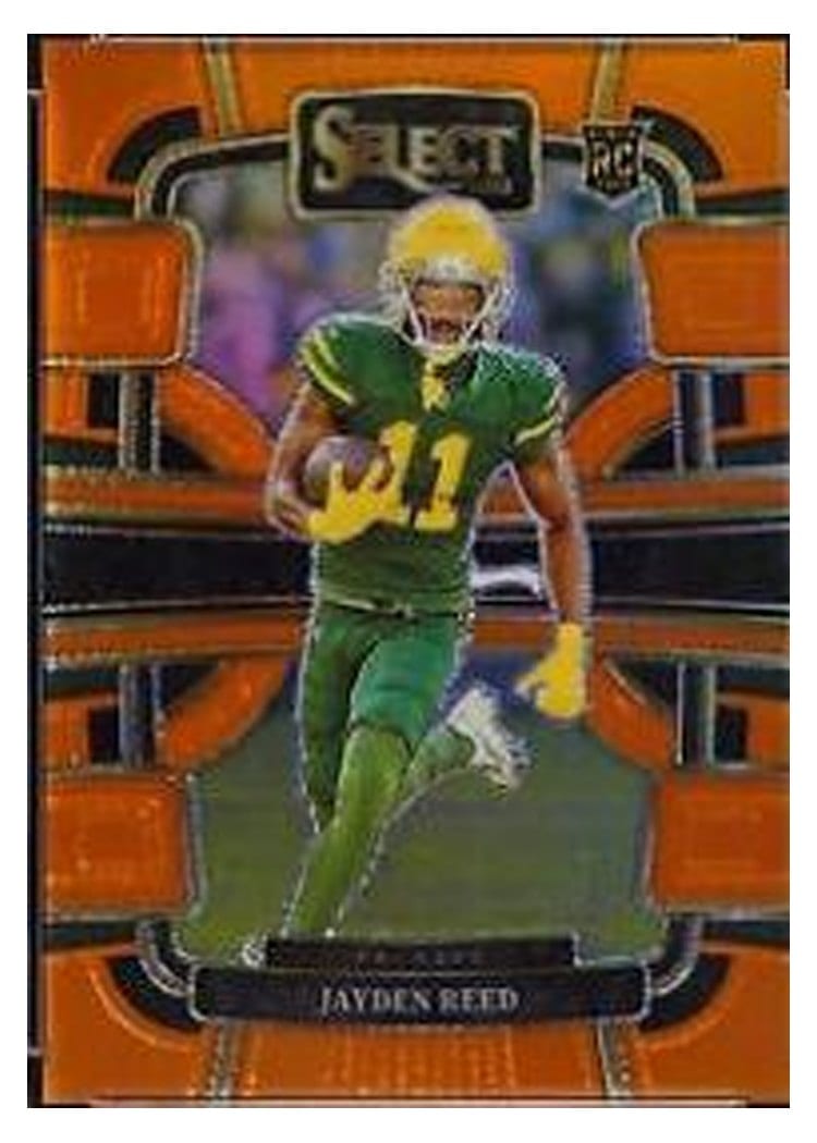 2023 Panini Select Base Set Jayden Reed #38 card