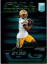2024 Donruss Elite Full Throttle Jayden Reed #12 card