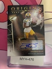 2024 Panini Origins Proving Ground Signatures Jayden Reed #PGS-JRE card