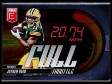 2025 Donruss Elite Full Throttle Jayden Reed #23 card