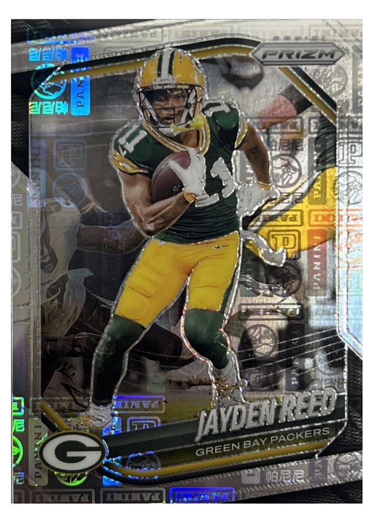 2025 Panini Prizm Base Set Jayden Reed Panini Logo #25 card