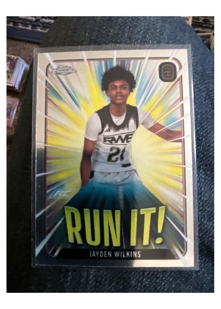 2023-24 Topps Chrome OTE Run It! Jayden Wilkins #RI-20 card