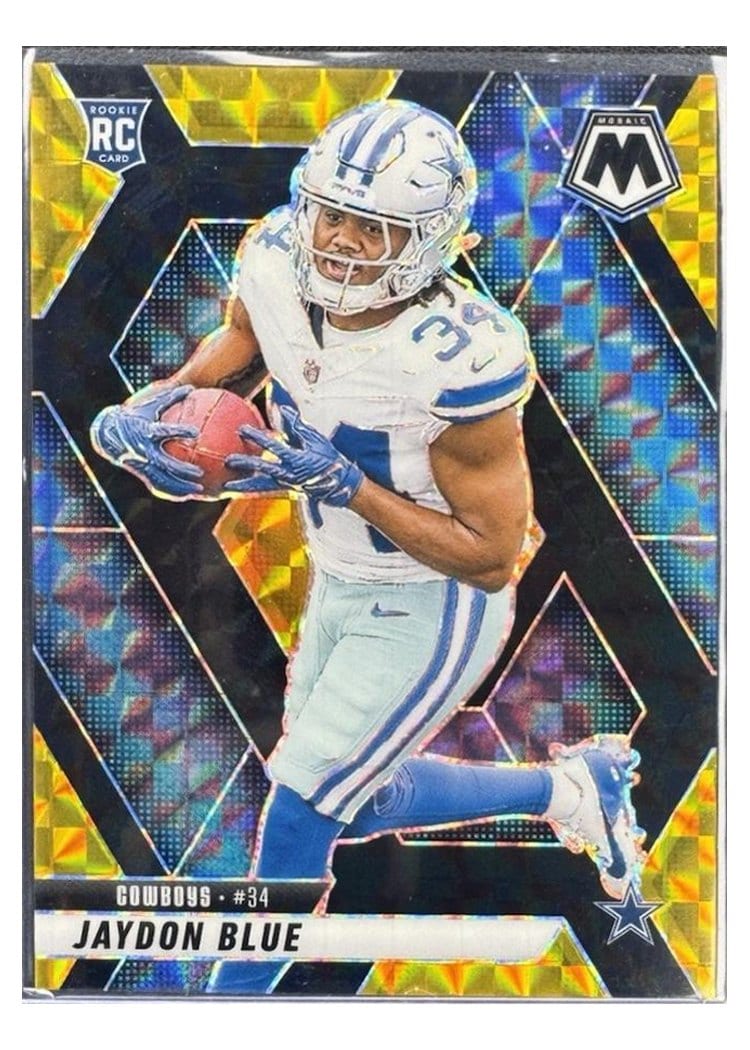 2025 Panini Mosaic Base Set Jaydon Blue Choice Black Gold #320 card