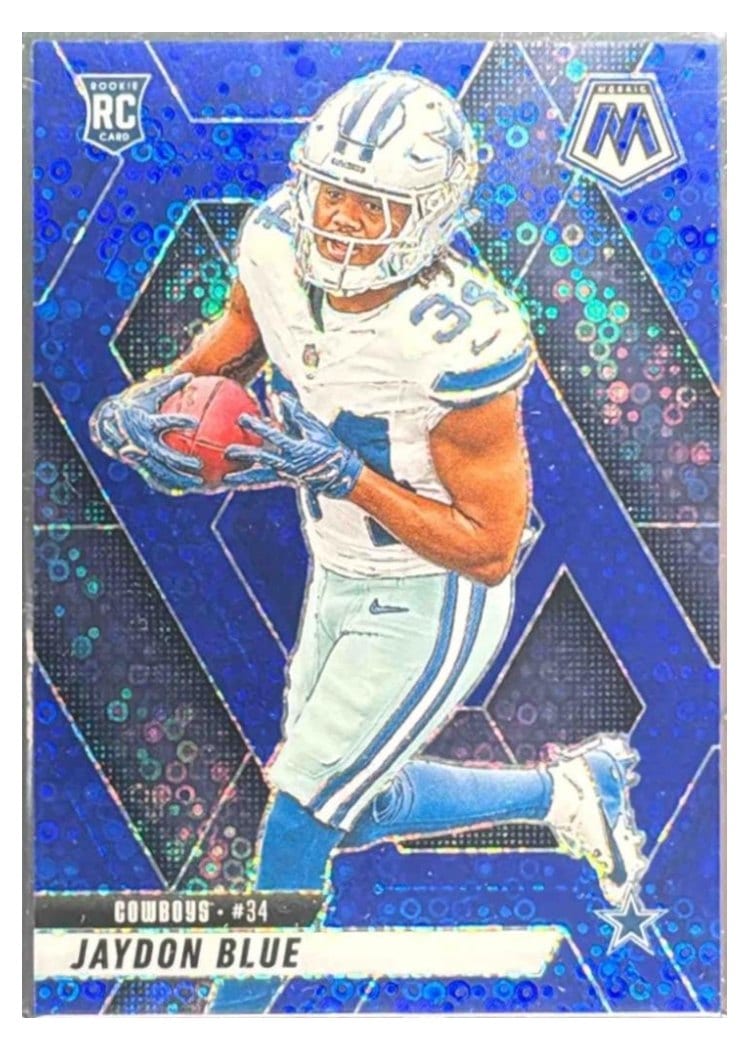 2025 Panini Mosaic Base Set Jaydon Blue No Huddle Blue #320 card
